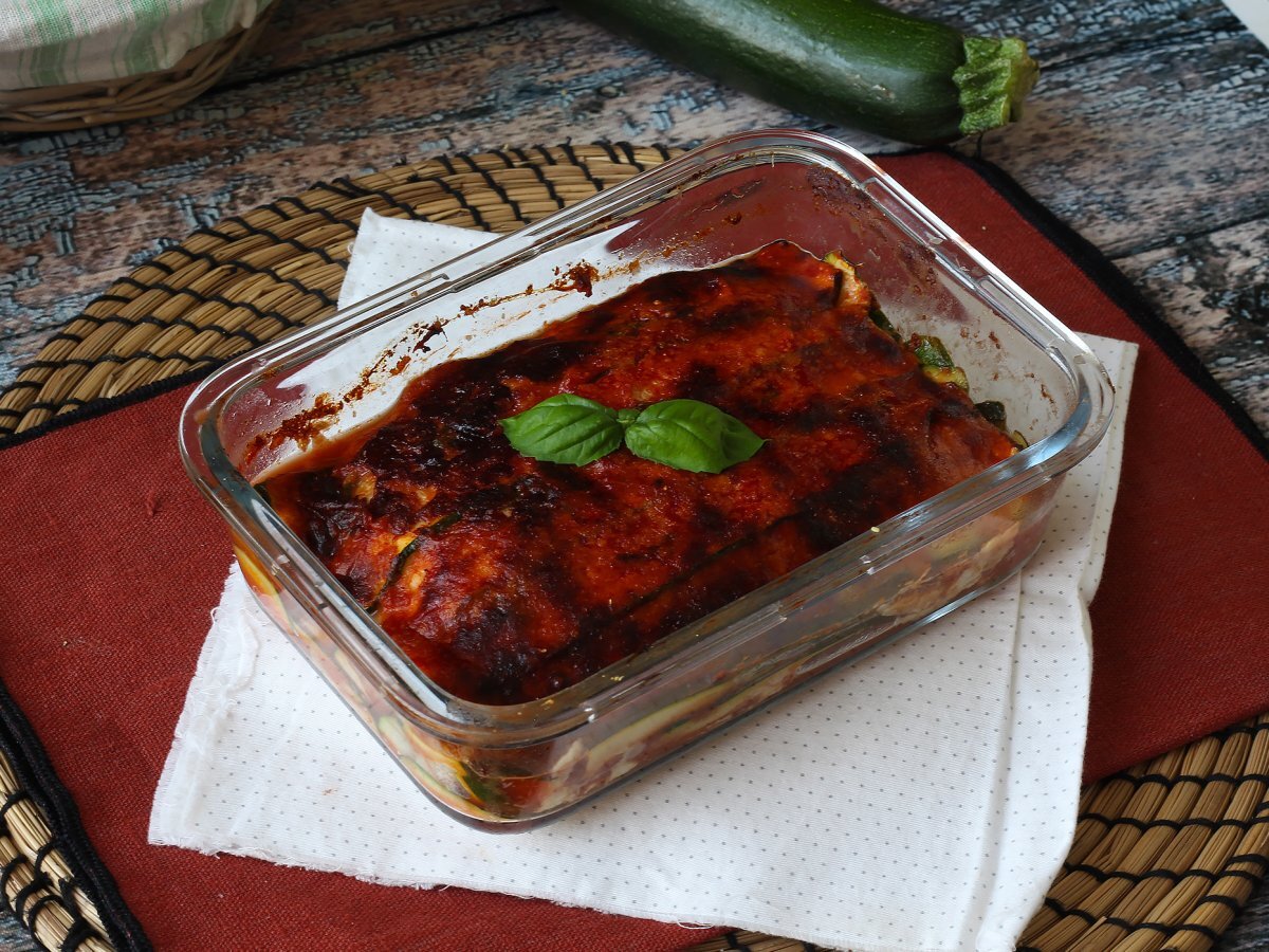 Courgette parmigiana i fritös: snabb, lätt och krispig - foto 6