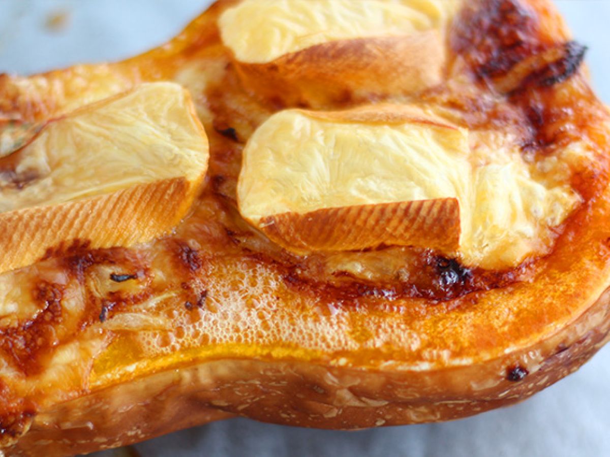 Courgiflette - Butternut squash i tartiflette-stil - foto 3