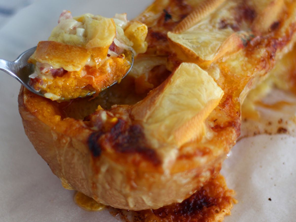 Courgiflette - Butternut squash i tartiflette-stil - foto 4