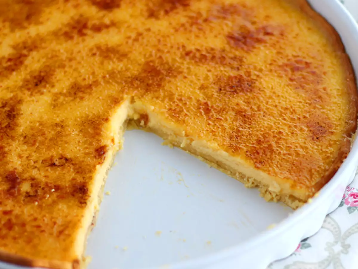 Crème brûlée-paj – en elegant dessert steg för steg - foto 4