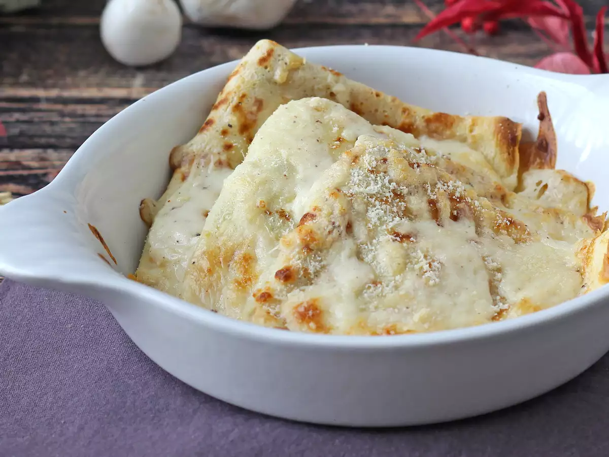 Crespelle med ricotta och svamp – ett krämigt vegetariskt recept för alla tillfällen - foto 3