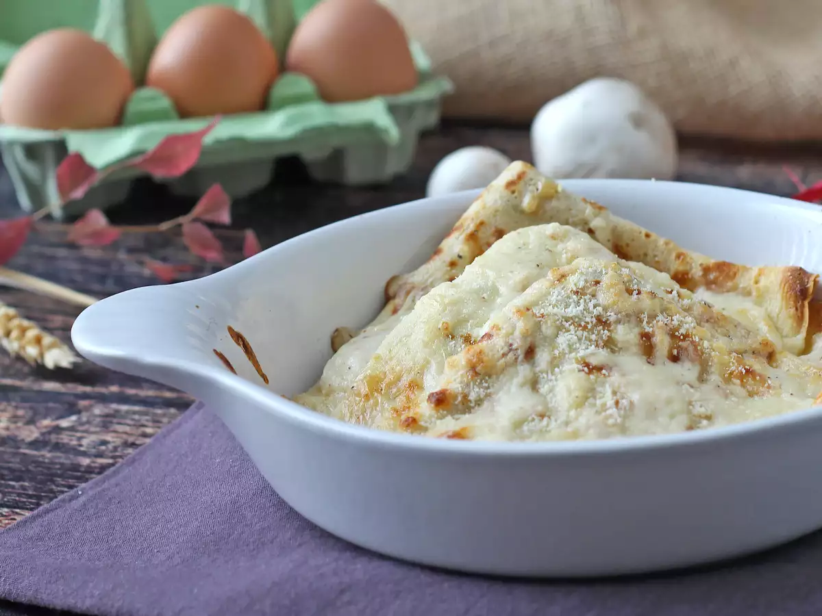 Crespelle med ricotta och svamp – ett krämigt vegetariskt recept för alla tillfällen - foto 5