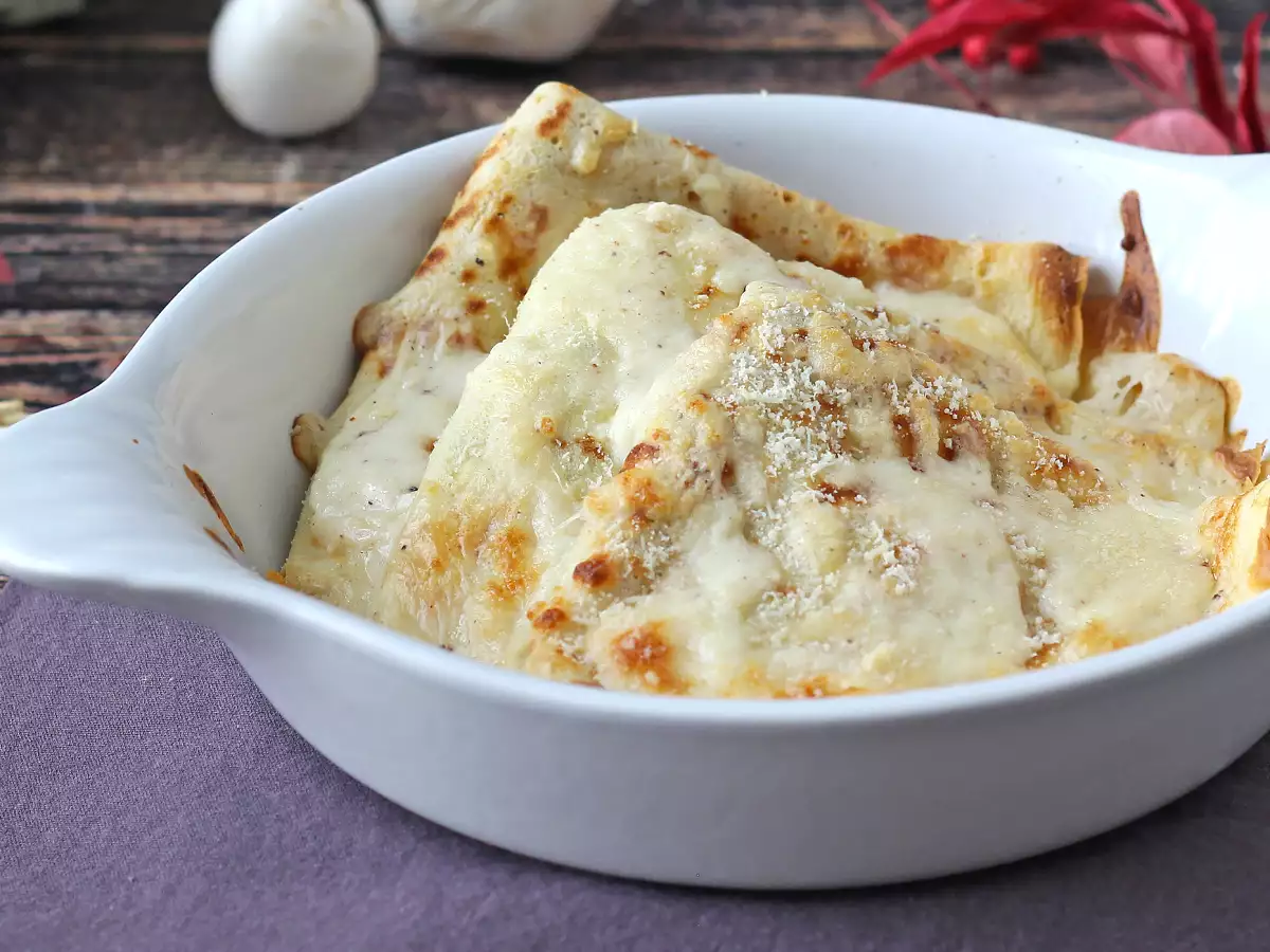 Crespelle ricotta och champinjoner: det perfekta krämiga vegetariska receptet för alla tillfällen - foto 3
