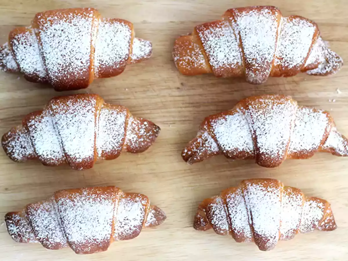 Croissanter med kondenserad mjölk - foto 3