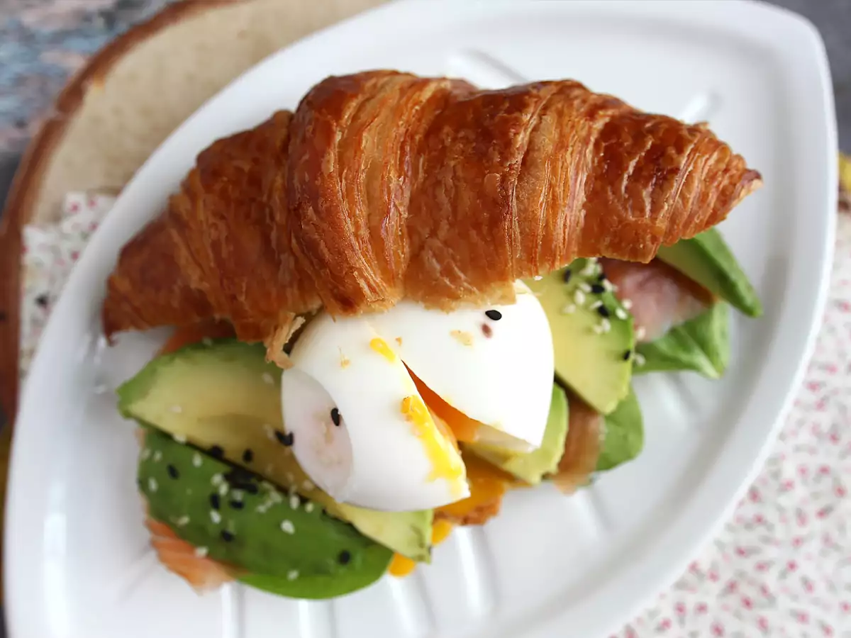 Croissantsmörgås till brunch - foto 4