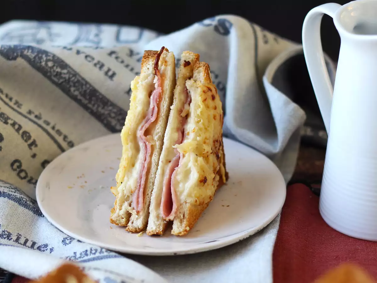 Croque monsieur i airfryer - foto 3
