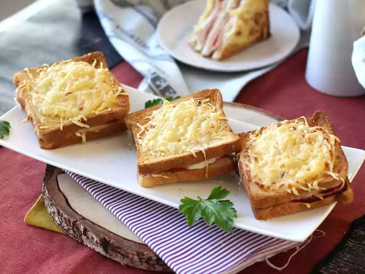 Croque monsieur med Air Fryer
