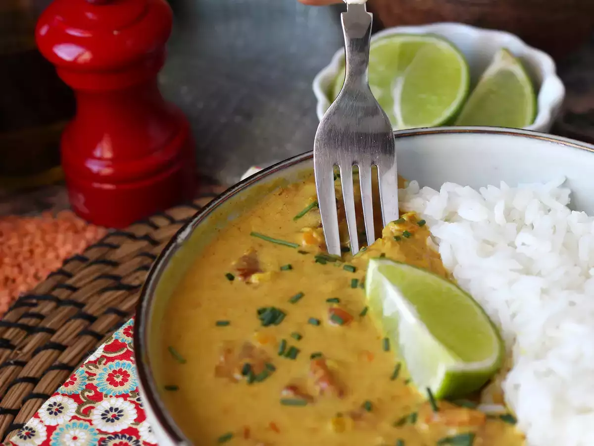 Curry med röda linser och kokosmjölk: ett enkelt och krämigt recept - foto 4