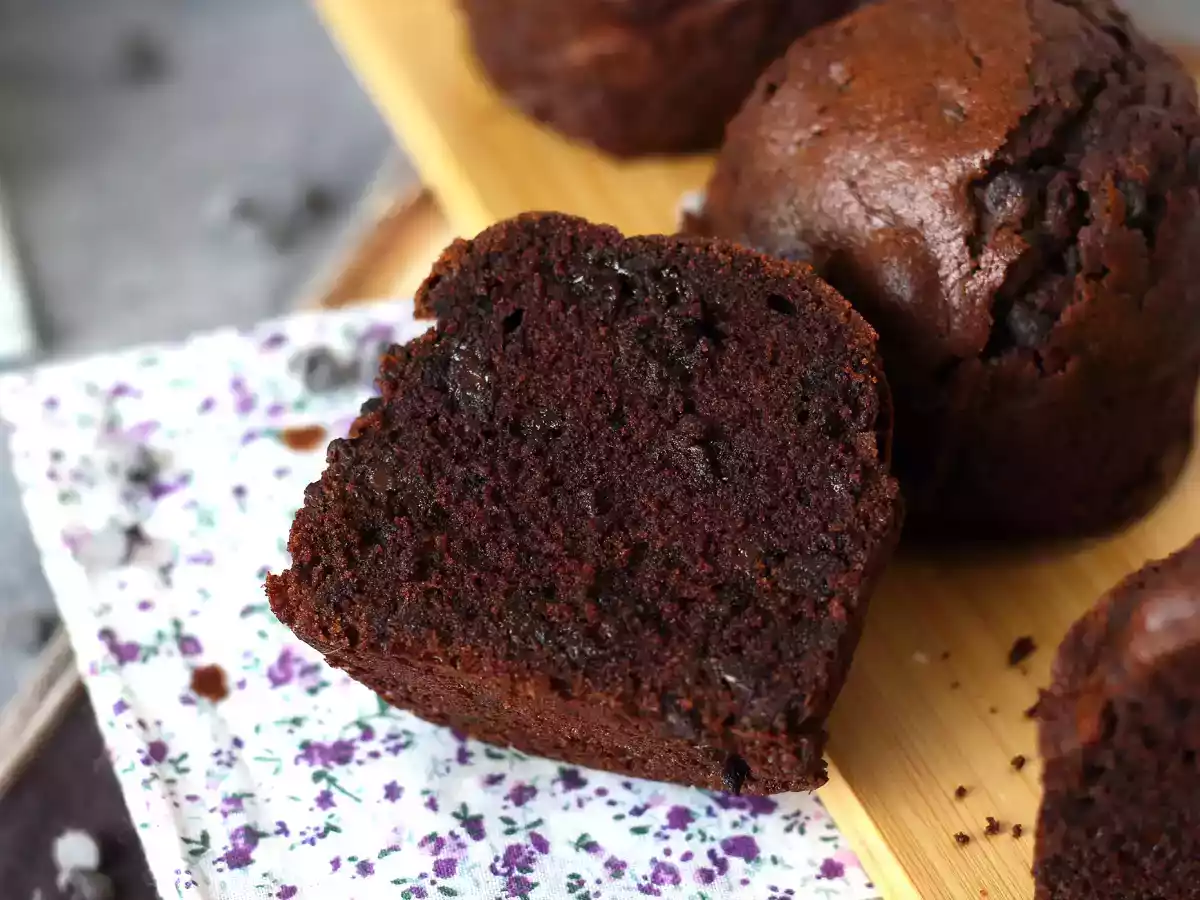 De bästa chokladmuffinsen: stora och saftiga - foto 2