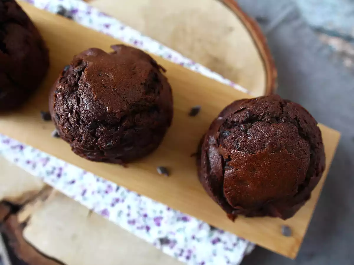 De bästa chokladmuffinsen: stora och saftiga - foto 4