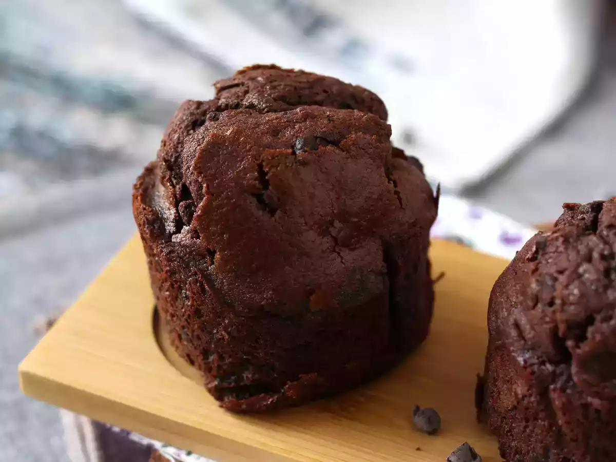 De bästa chokladmuffinsen: stora och saftiga - foto 5