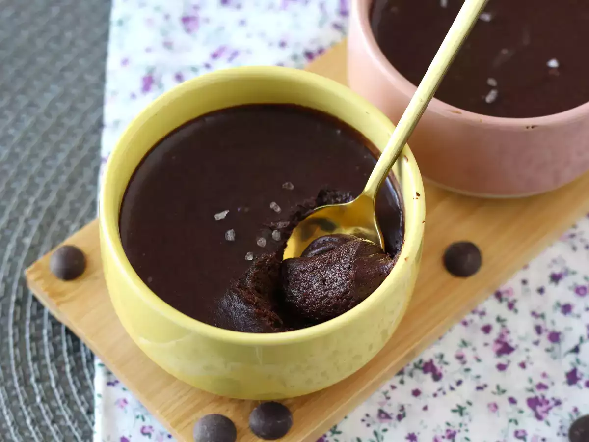 Den perfekta chokladmoussen – extra lyxig med en nypa salt