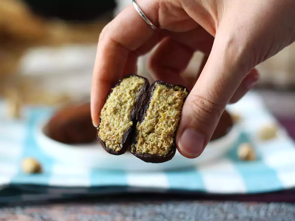 Dubai chewy cookies, det virala receptet på mochis med pistasch- och kadaiffyllning - foto 6