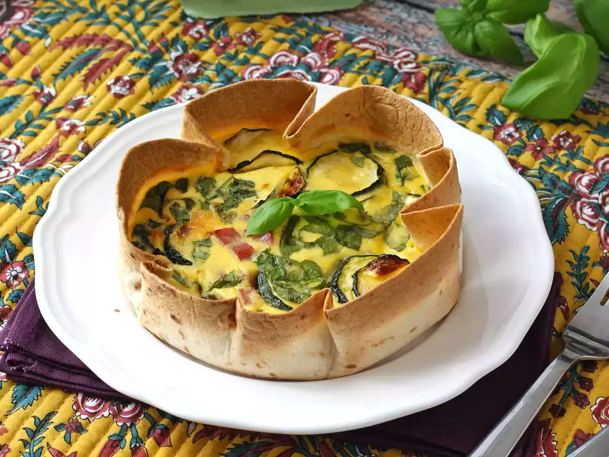 En bakelsefri quiche med tortilla? Det är möjligt! Ett lätt recept som är perfekt för sommaren! - foto 2