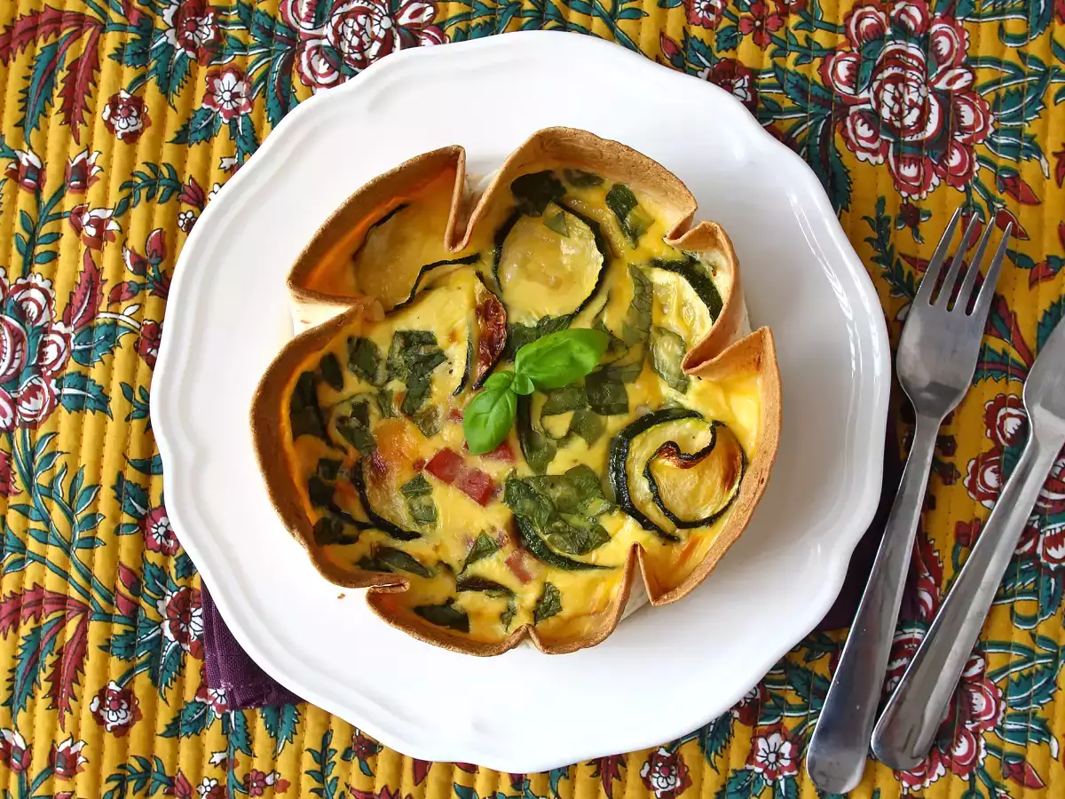 En bakelsefri quiche med tortilla? Det är möjligt! Ett lätt recept som är perfekt för sommaren! - foto 5