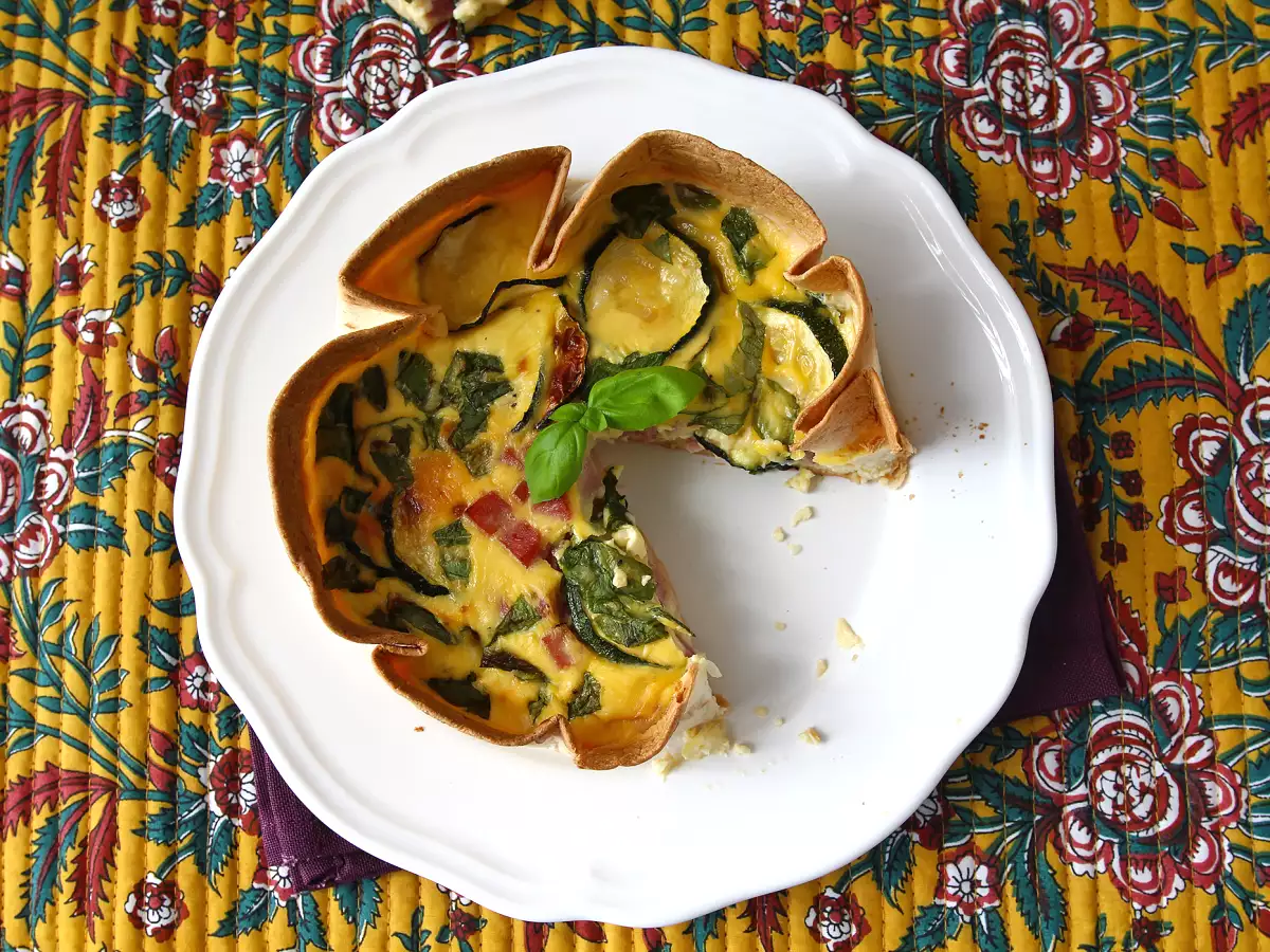 En bakelsefri quiche med tortilla? Det är möjligt! Ett lätt recept som är perfekt för sommaren! - foto 6