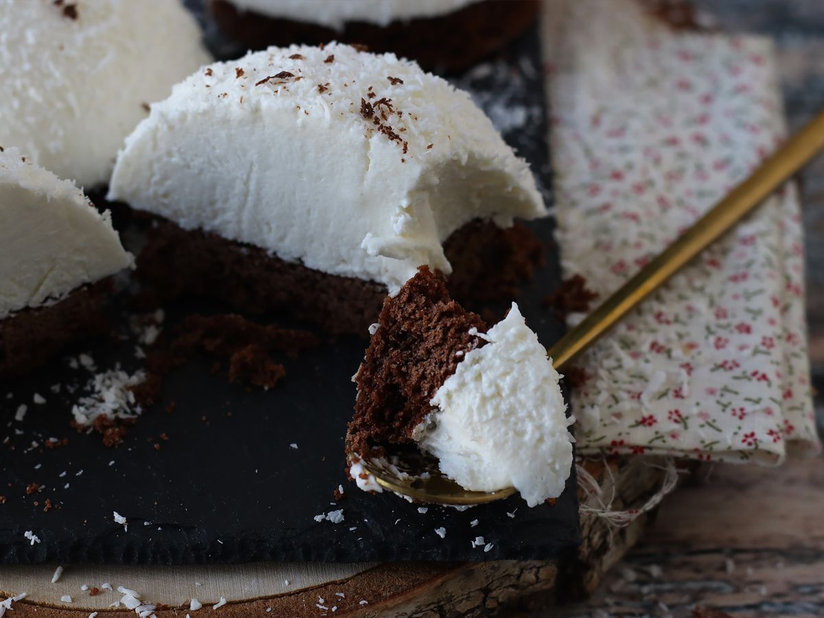 En choklad- och kokosdessert som är både smältande och krispig! - foto 2