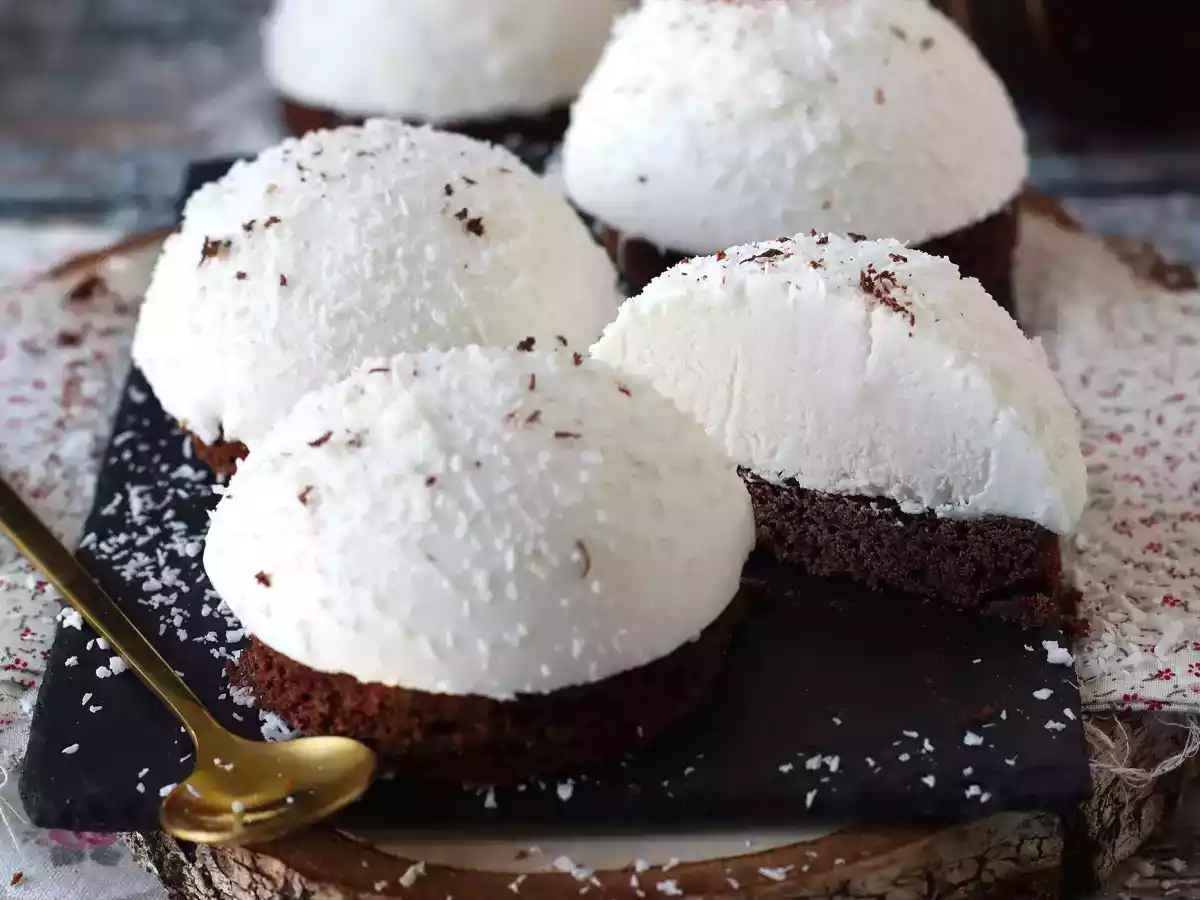 En choklad- och kokosdessert som är både smältande och krispig! - foto 4