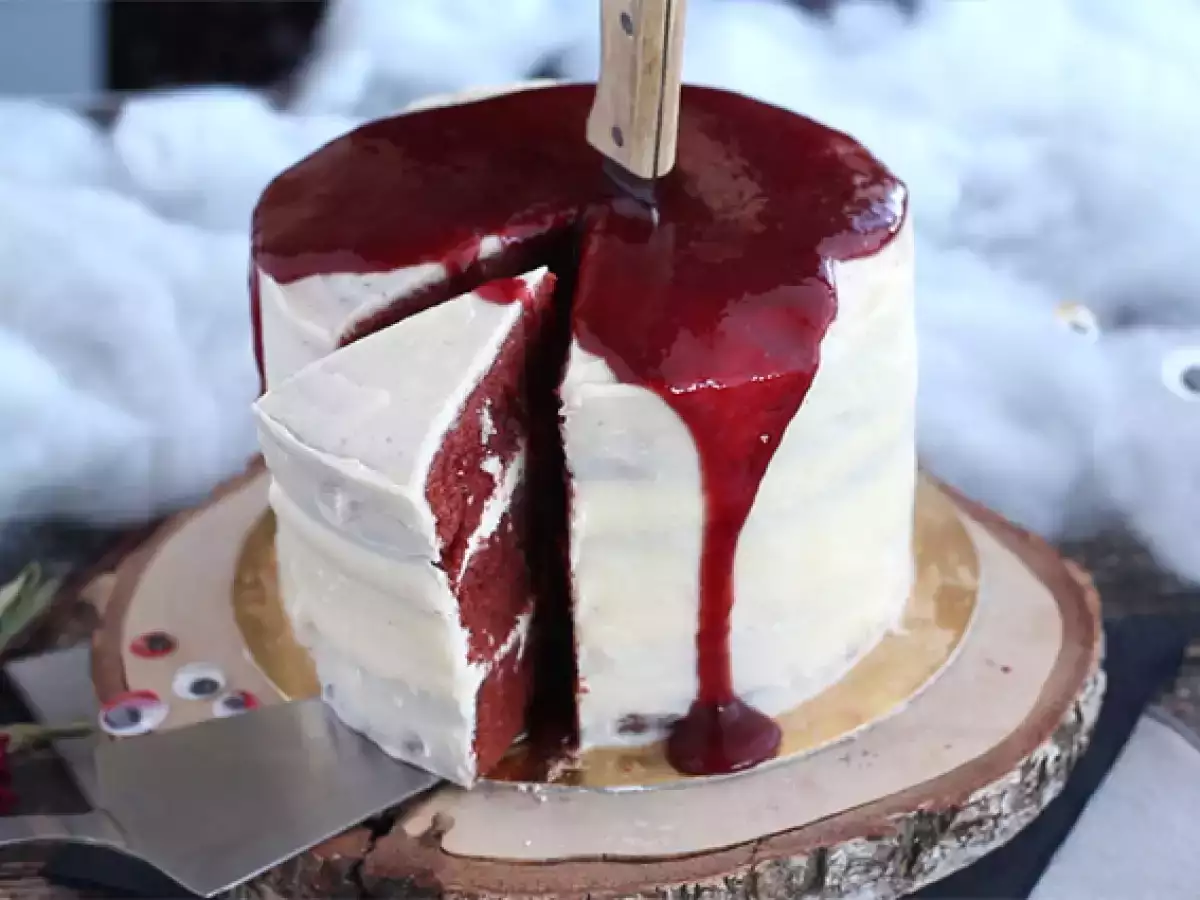 En speciell Red Velvet-tårta till Halloween! - foto 2