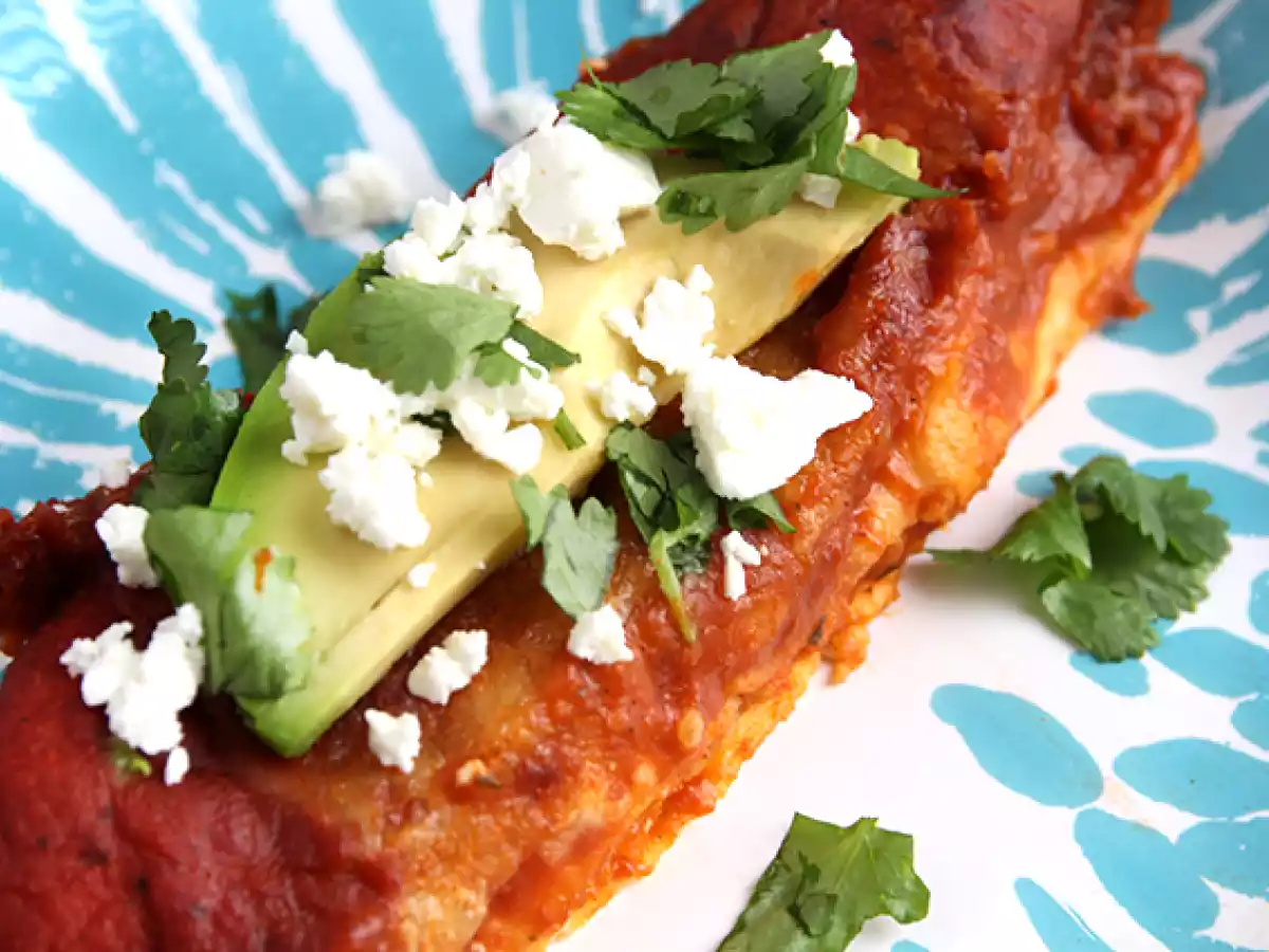 Enchiladas med kyckling och chilisås - foto 5