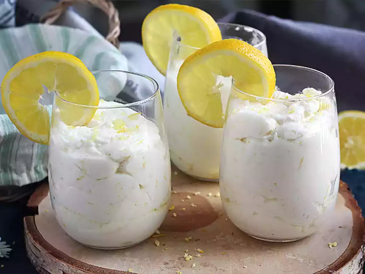 Enkel citronmousse
