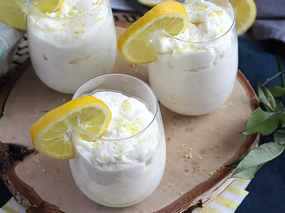 Enkel citronmousse - foto 3