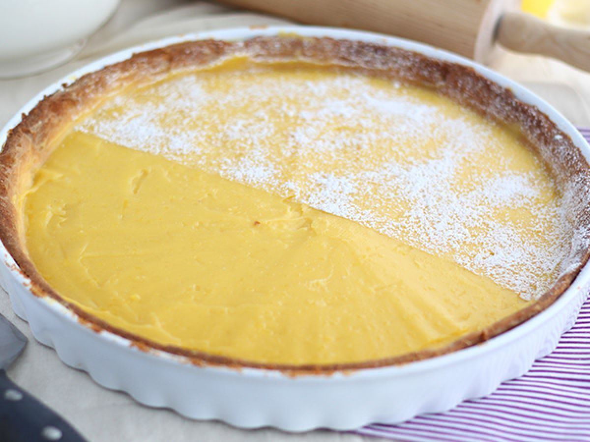 Enkel citrontårta