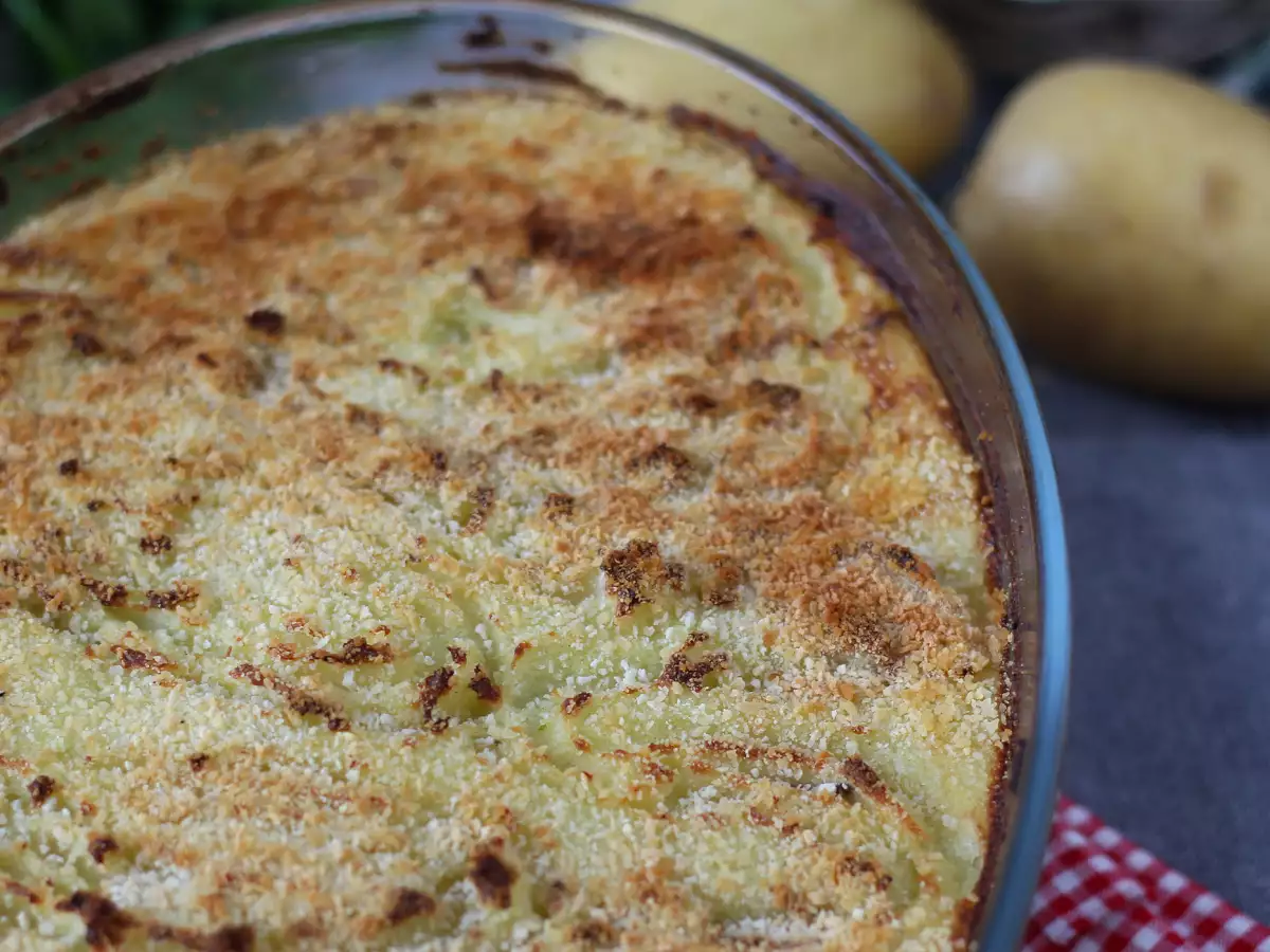 Enkel fransk köttfärsgratäng med potatismos - foto 4