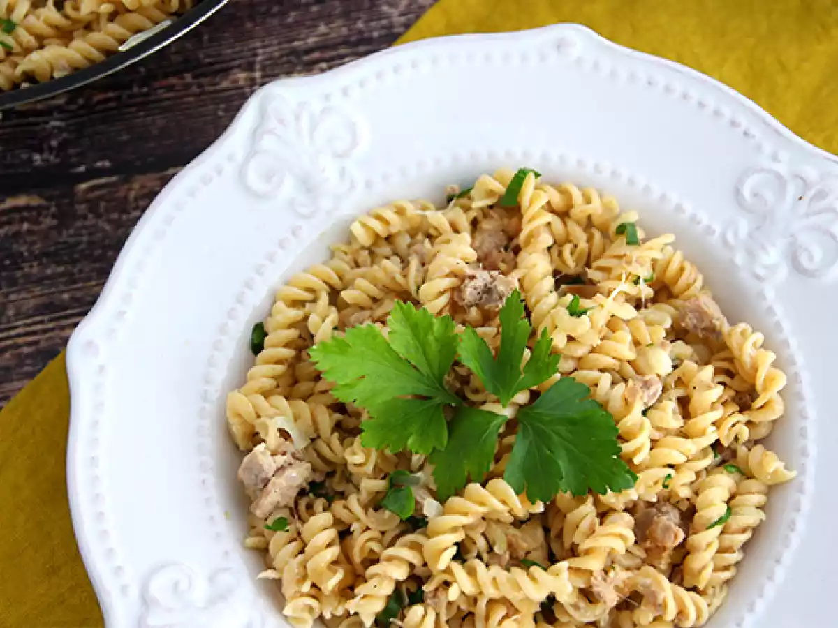 Enkel pasta med tonfisk - foto 2