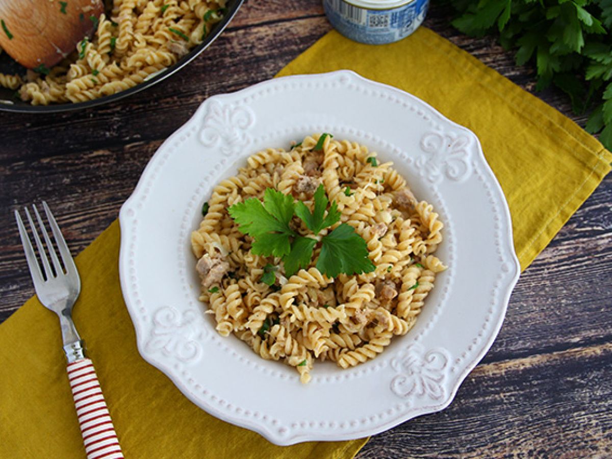 Enkel pasta med tonfisk - foto 4