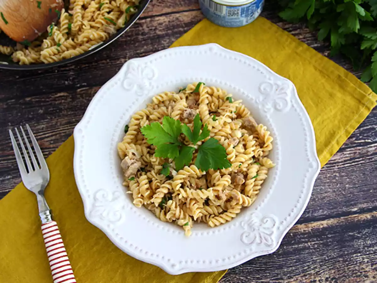 Enkel pasta med tonfisk - foto 4