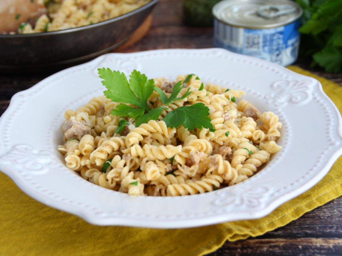 Enkel pasta med tonfisk - foto 5