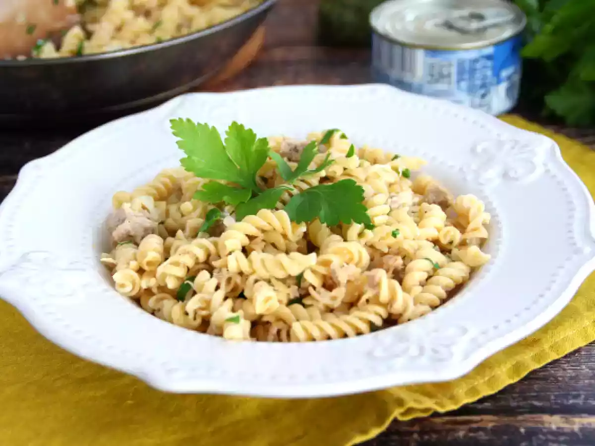 Enkel pasta med tonfisk - foto 5