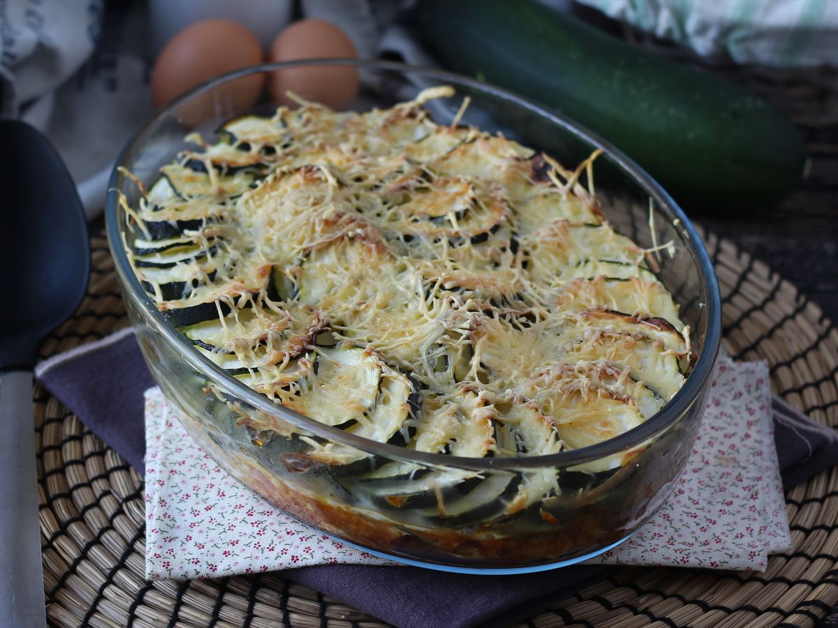 Enkel zucchinigratäng