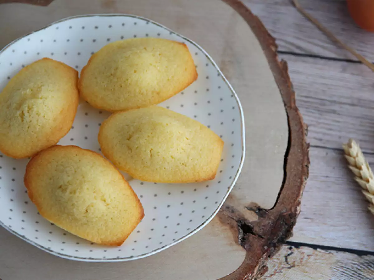 Enkelt recept på mjuka, naturella madeleinekakor - foto 6