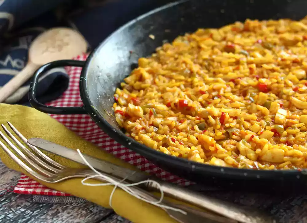Recept på enkelt ris med bläckfisk