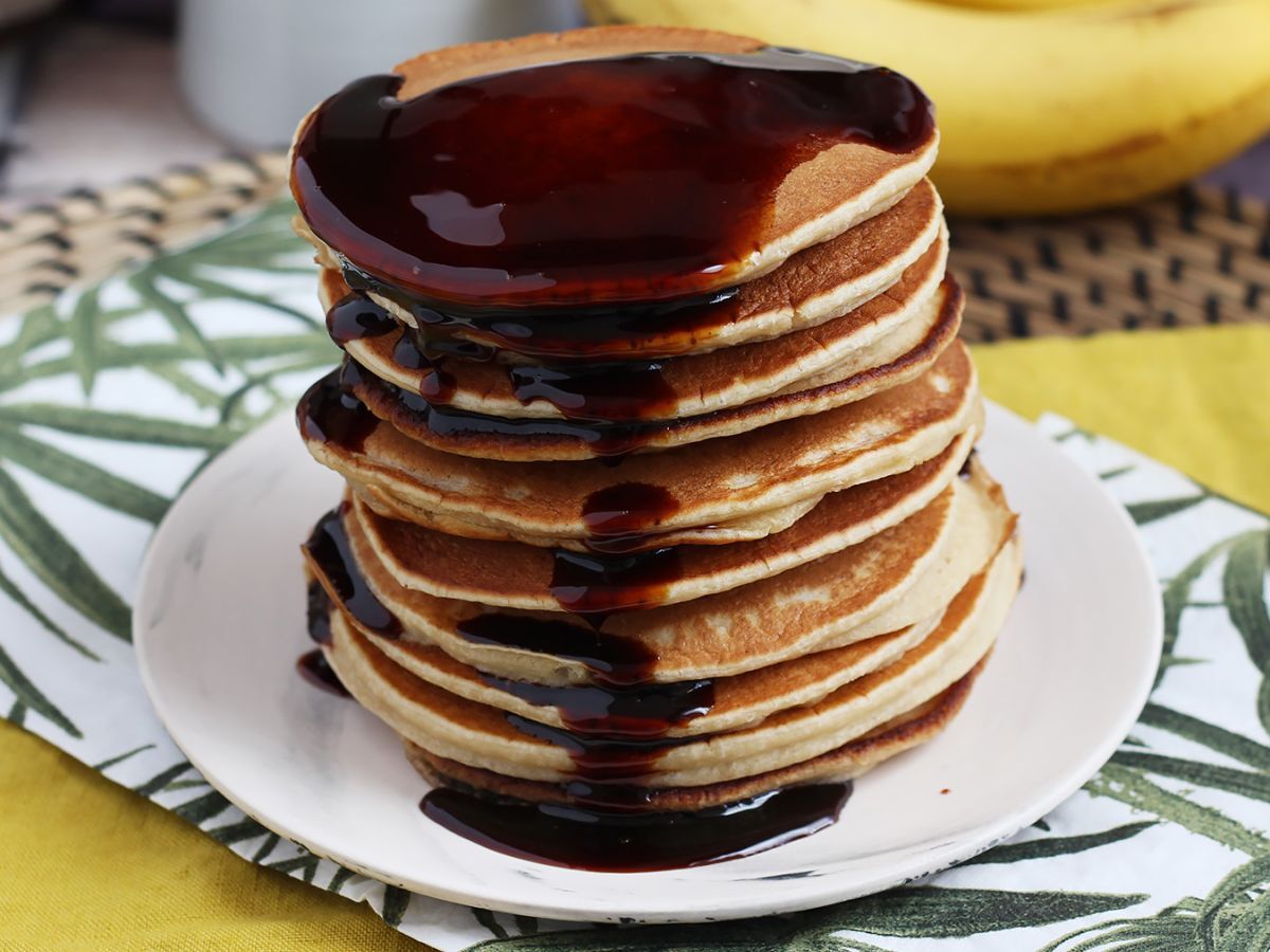 Enkla bananpannkakor