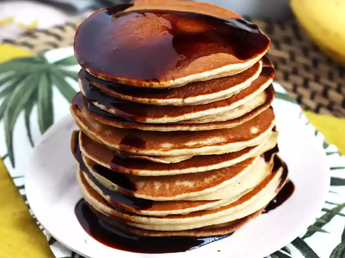 Enkla bananpannkakor - foto 3