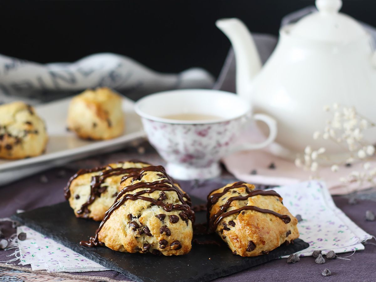 Enkla och mycket fluffiga chokladscones - foto 4