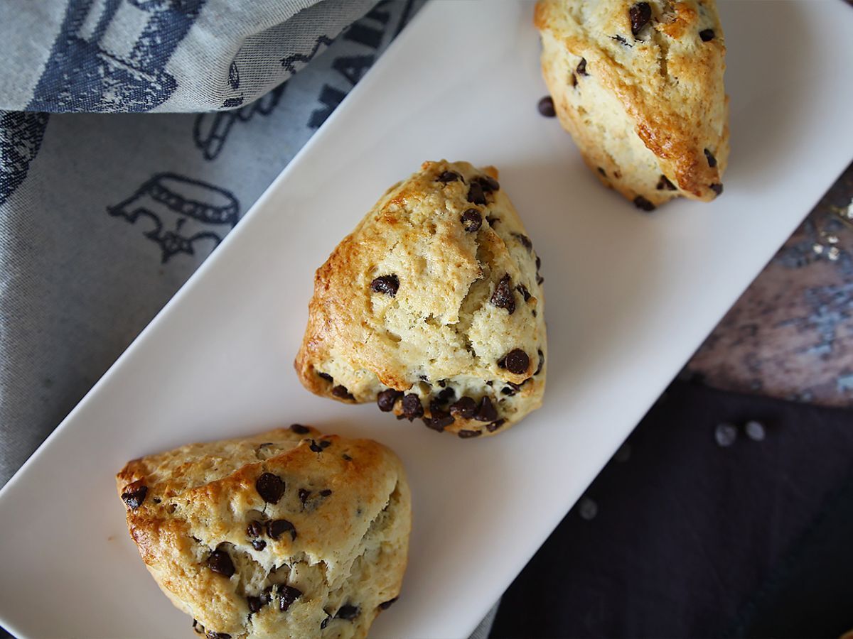 Enkla och mycket fluffiga chokladscones - foto 5