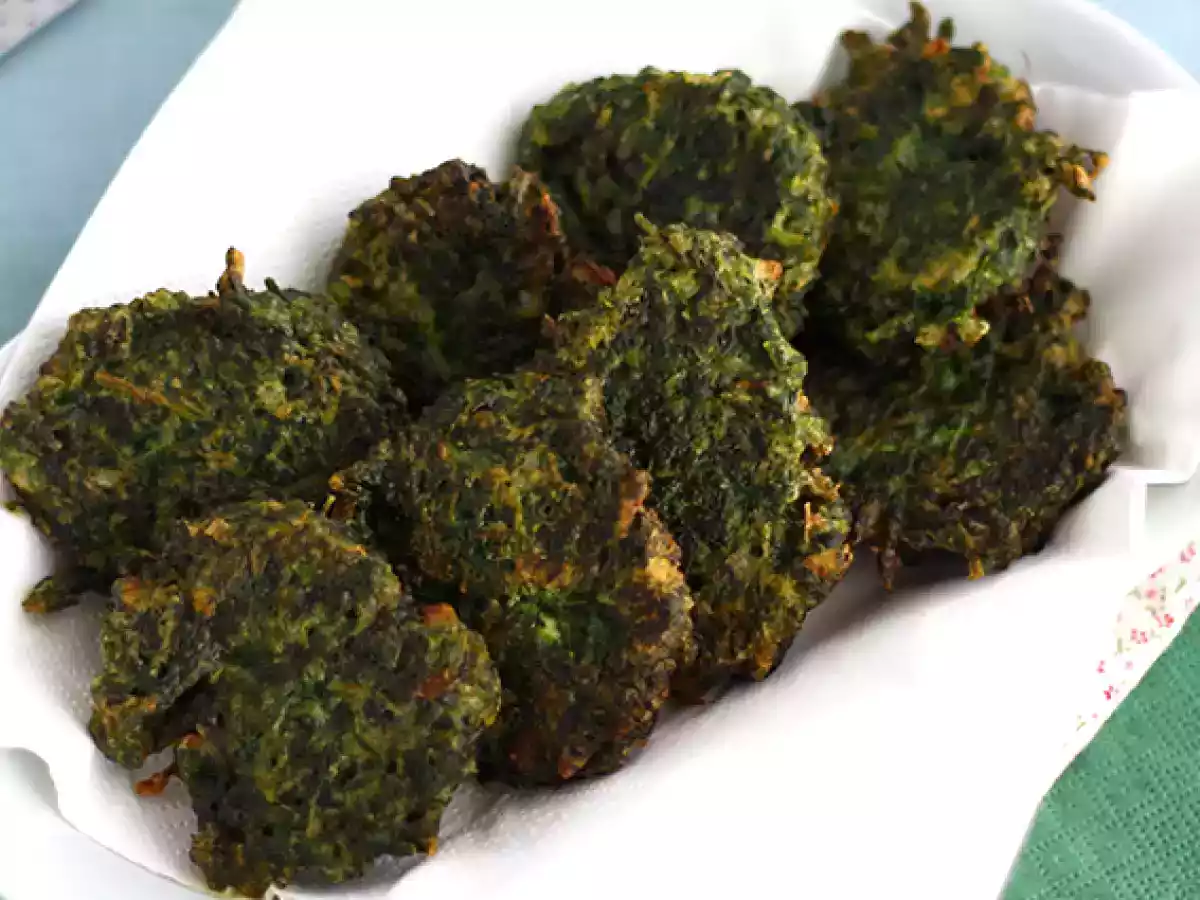 Enkla spenatfritters - foto 2
