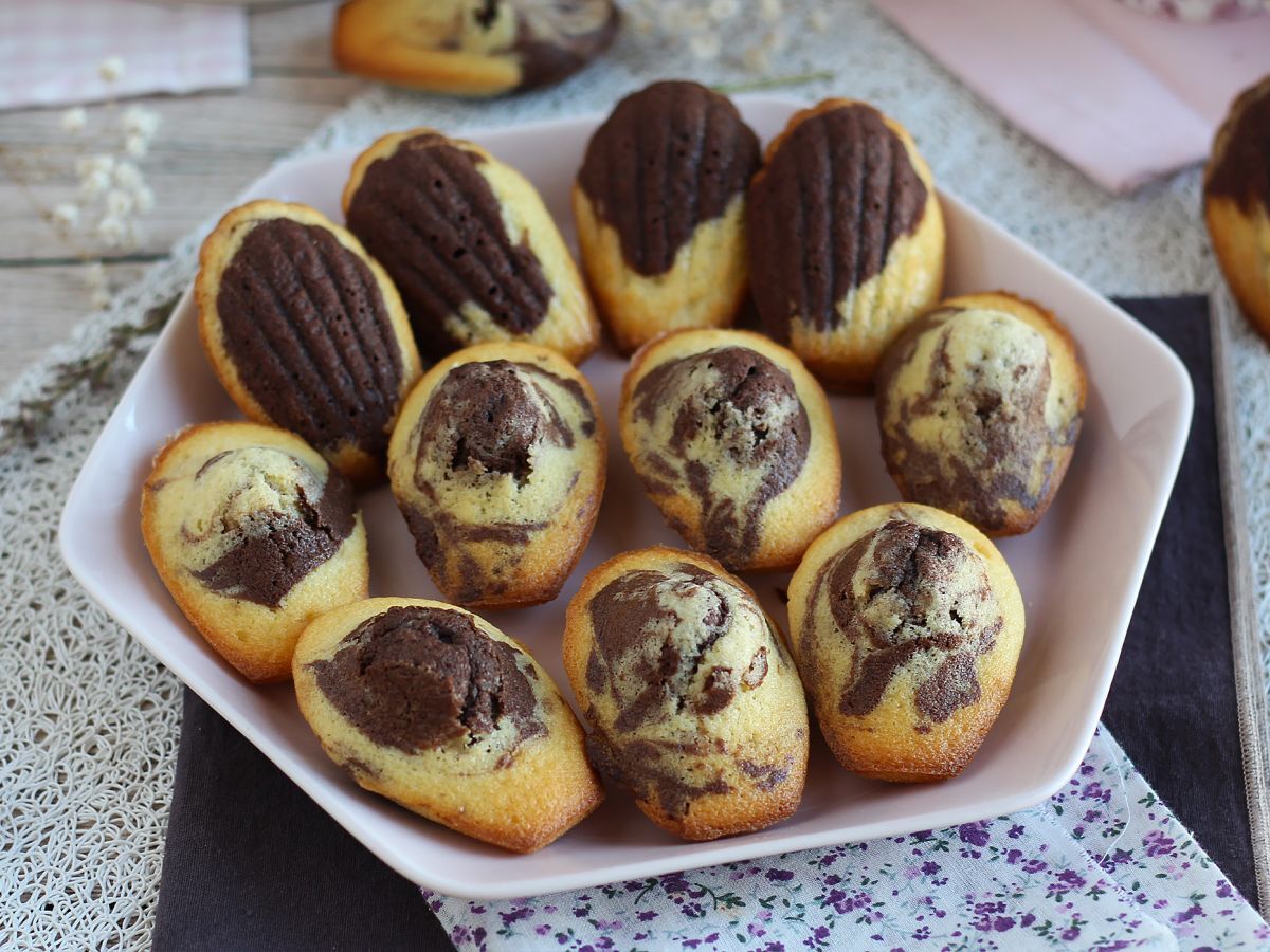 Ett måste prova marmorerade madeleines!