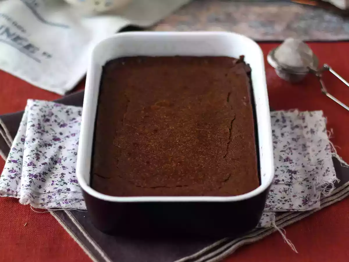 EXTRA FONDANT choklad- och kastanjegräddtårta med bara 4 ingredienser - foto 2
