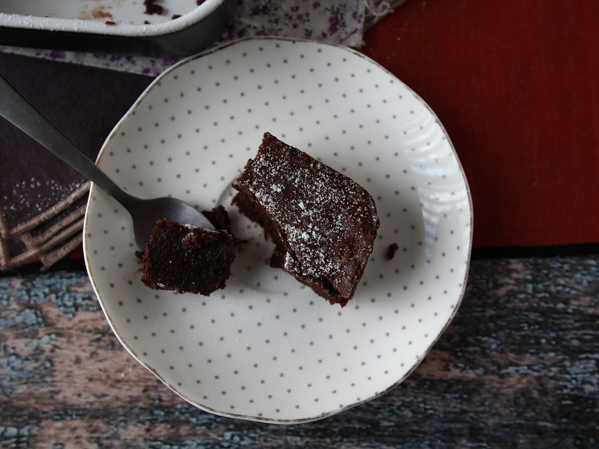 EXTRA FONDANT choklad- och kastanjegräddtårta med bara 4 ingredienser - foto 3