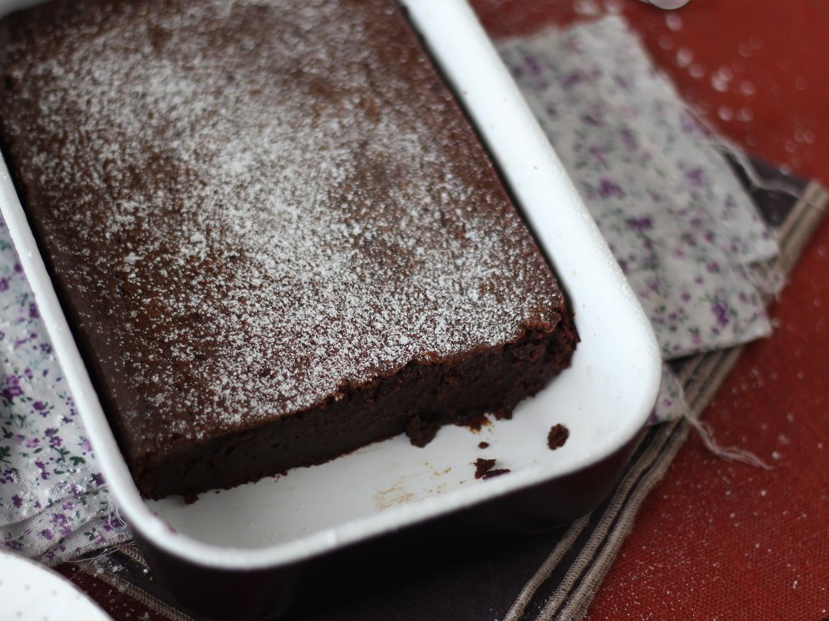 EXTRA FONDANT choklad- och kastanjegräddtårta med bara 4 ingredienser - foto 8