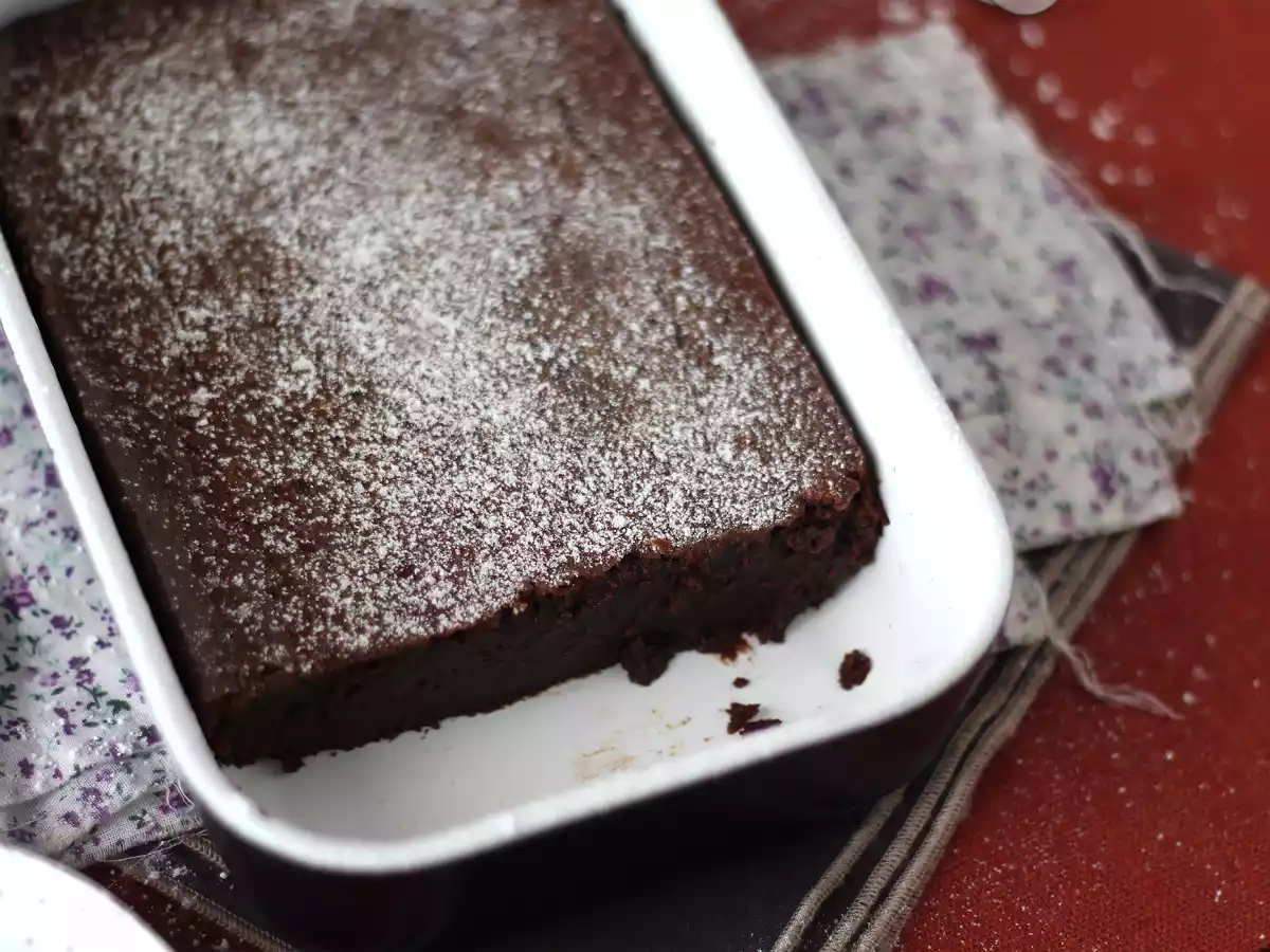 EXTRA FONDANT choklad- och kastanjegräddtårta med bara 4 ingredienser - foto 8