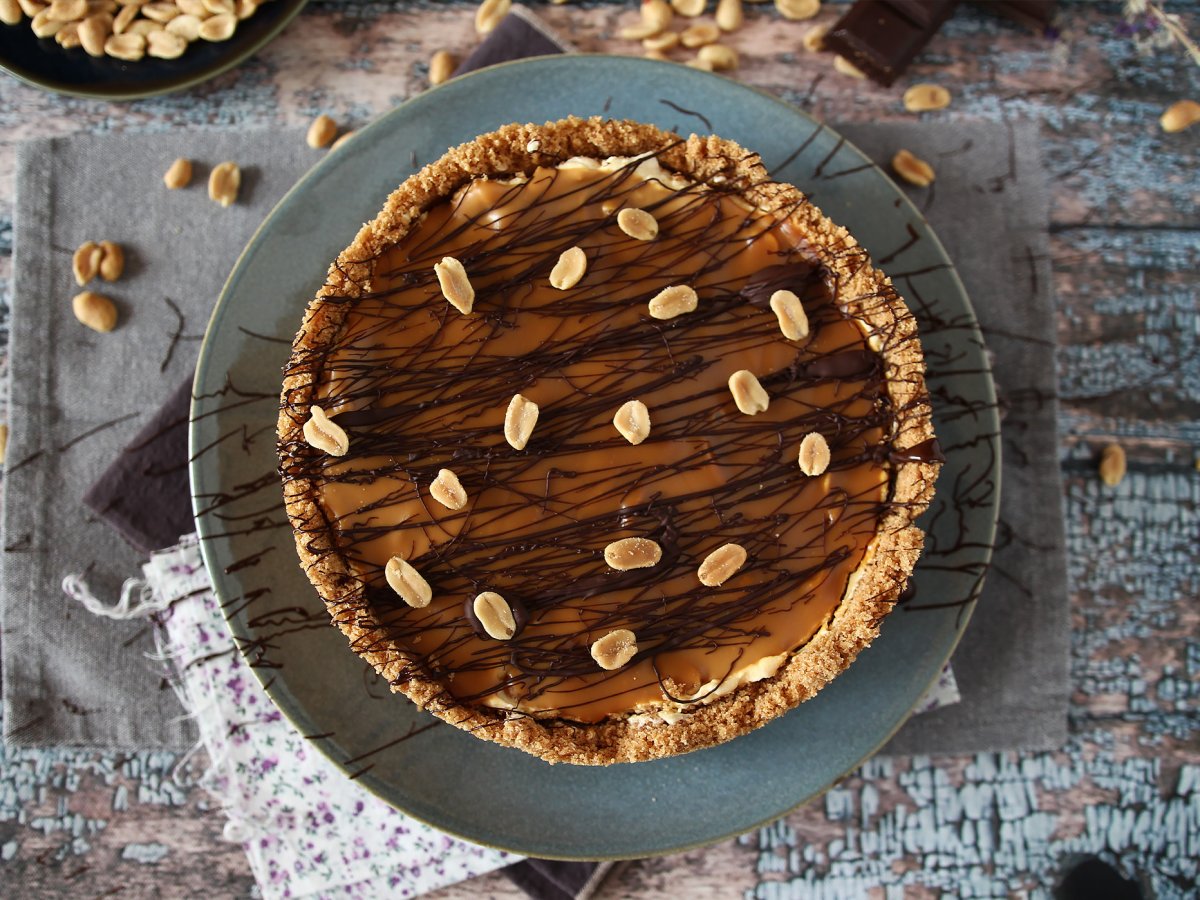 Extra god cheesecake i Snickers-stil - foto 4