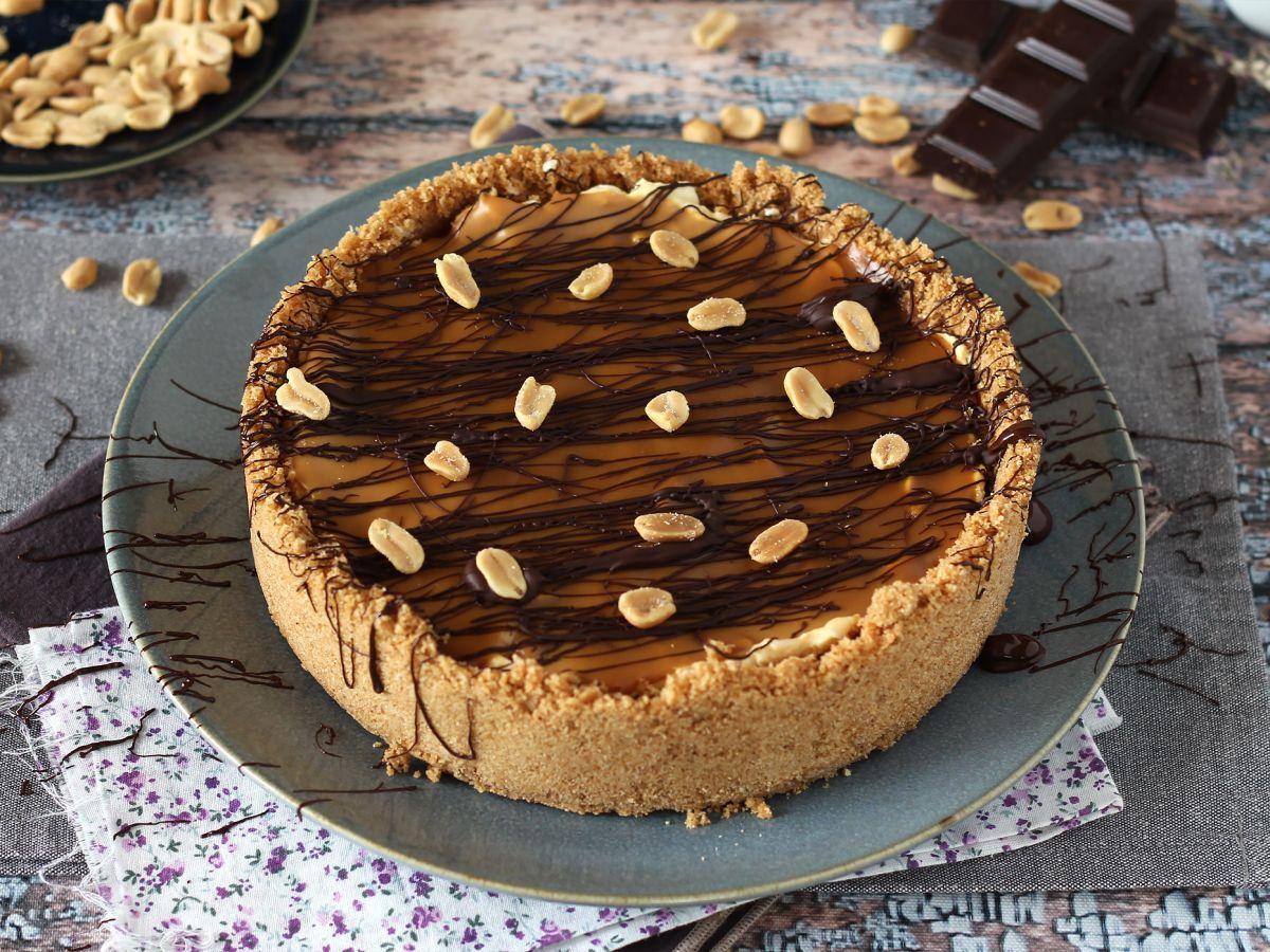 Extra god cheesecake i Snickers-stil - foto 5