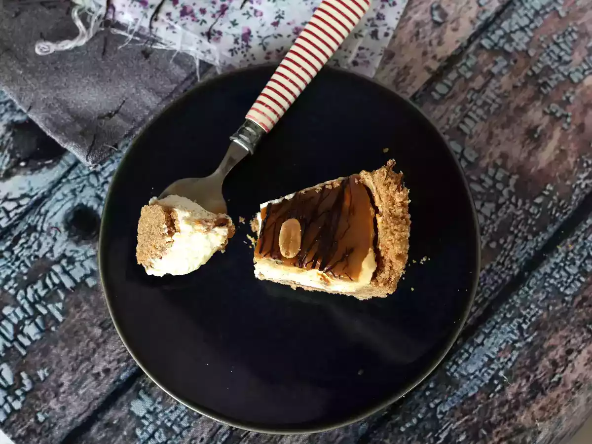 Extra god cheesecake i Snickers-stil - foto 6
