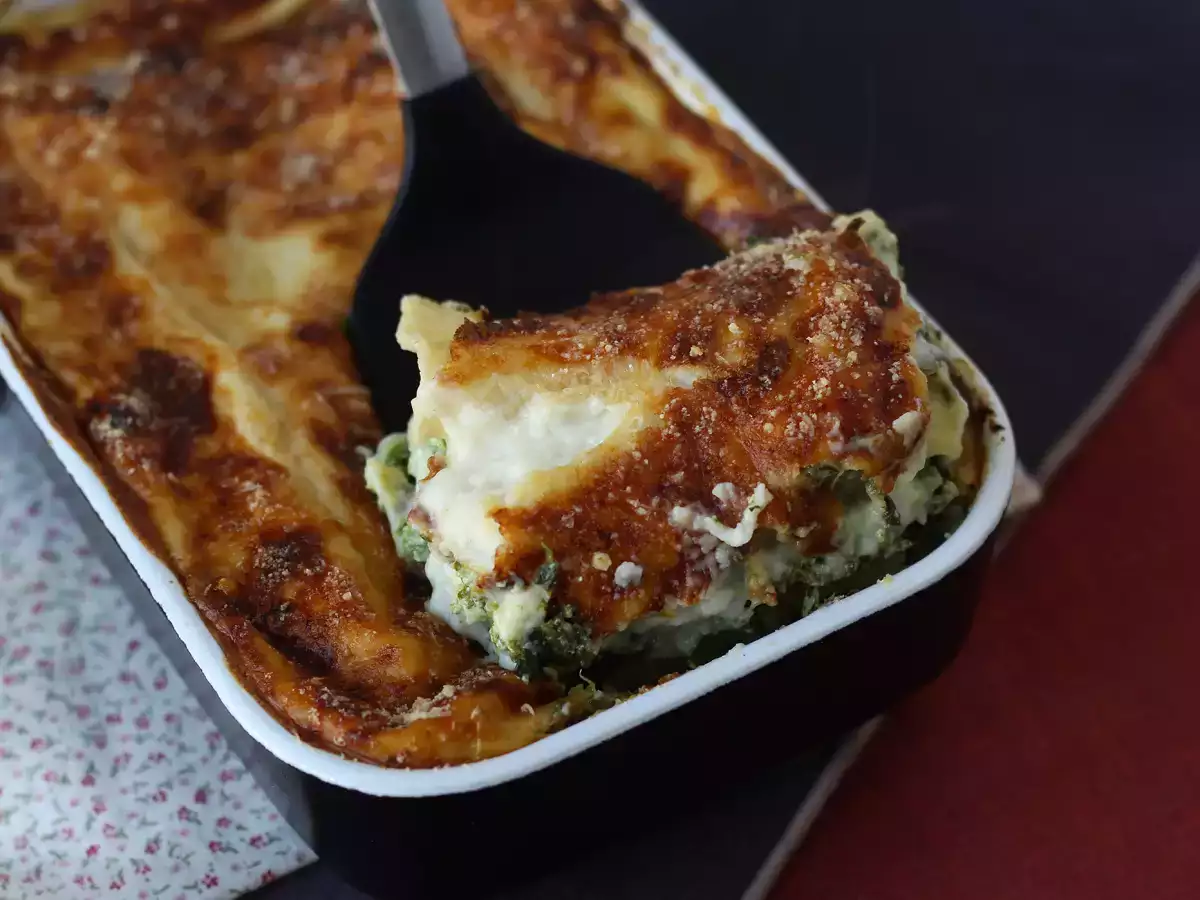 Extra krämig lasagne med ricotta och spenat - foto 3